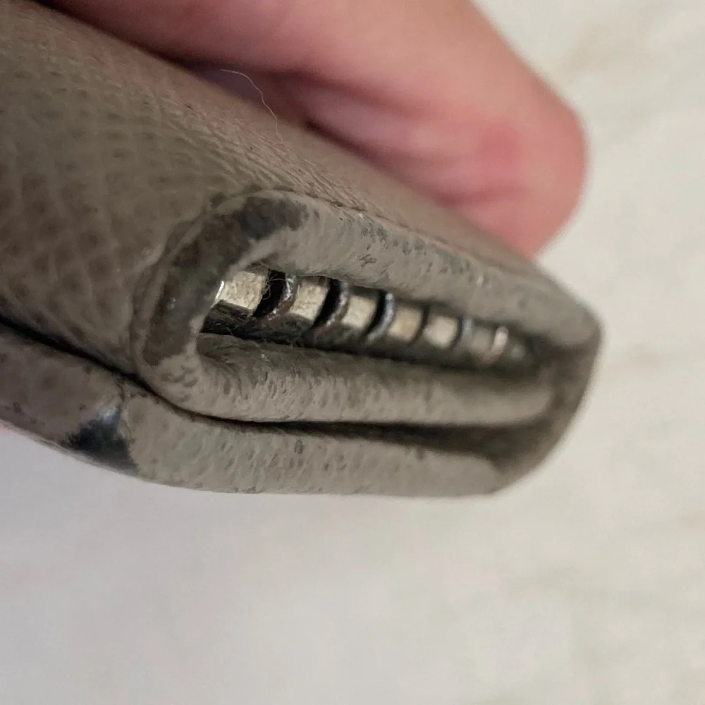 Bulgari gray taupe key holder